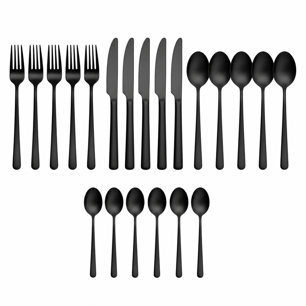 Matte Cutlery Set 24pc