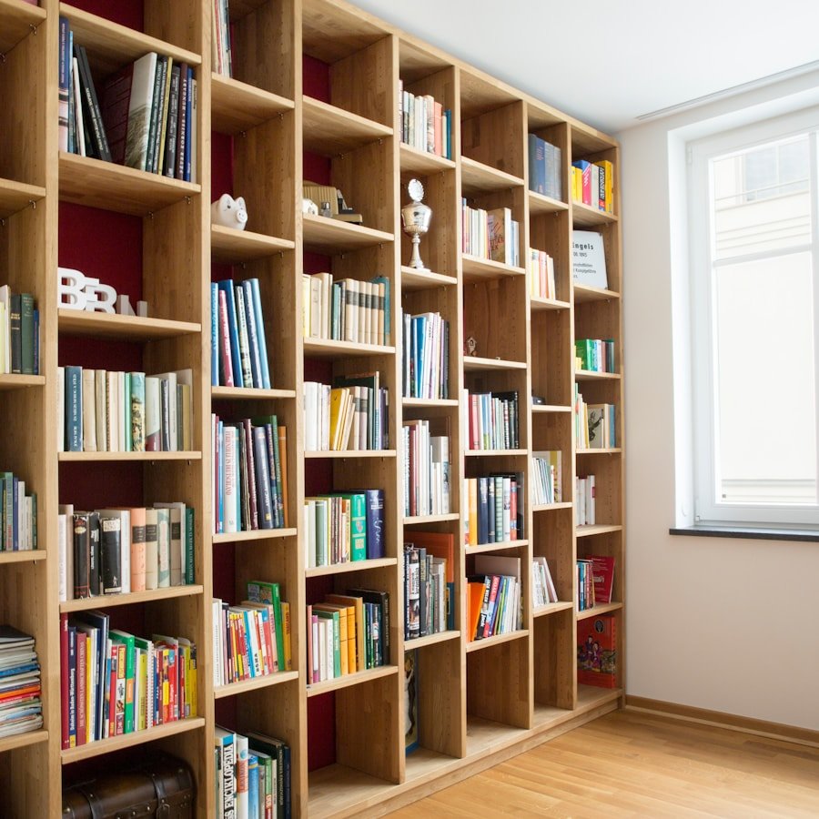 Open Oak Wall Shelf Set