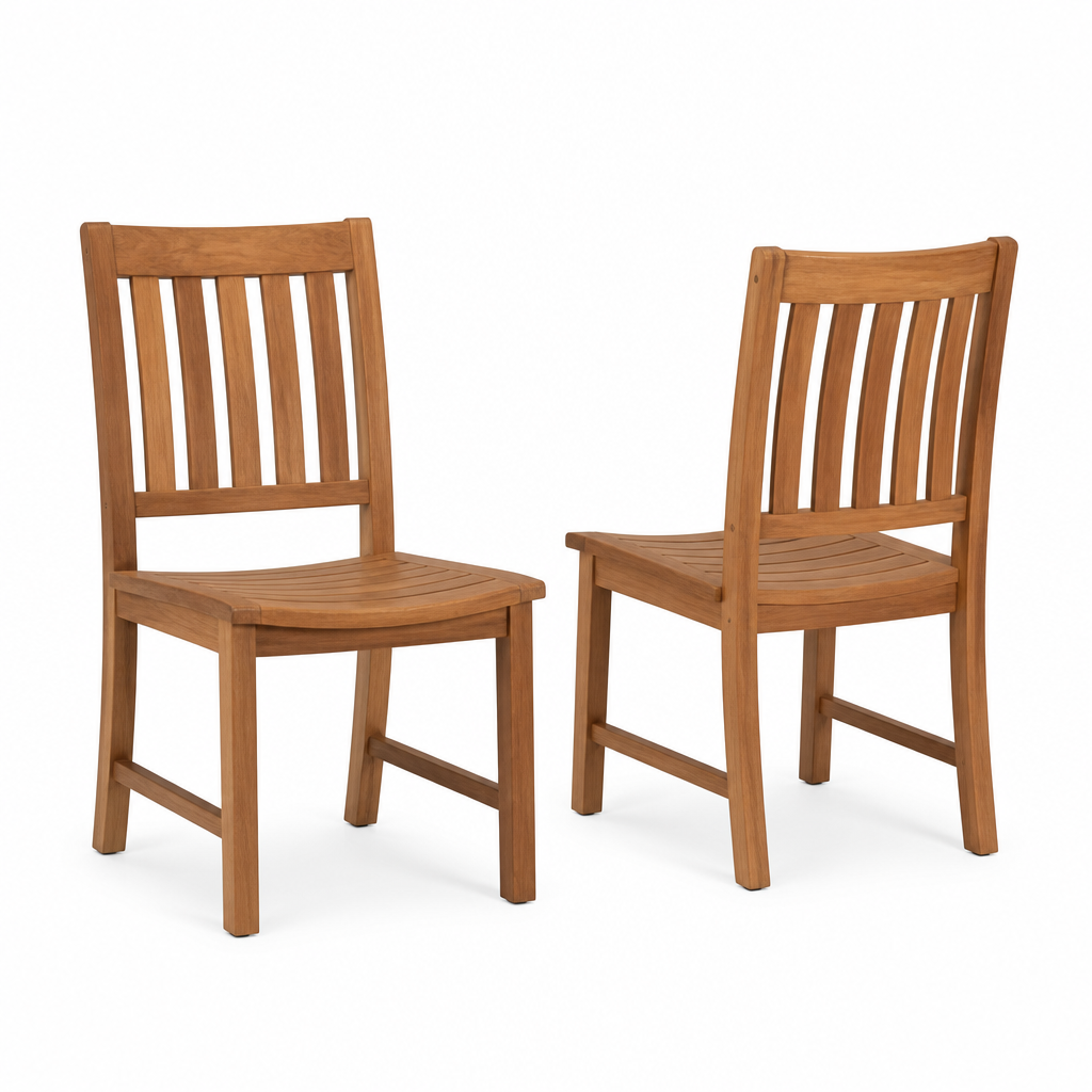 Teak Dining Chair (Set of 2)