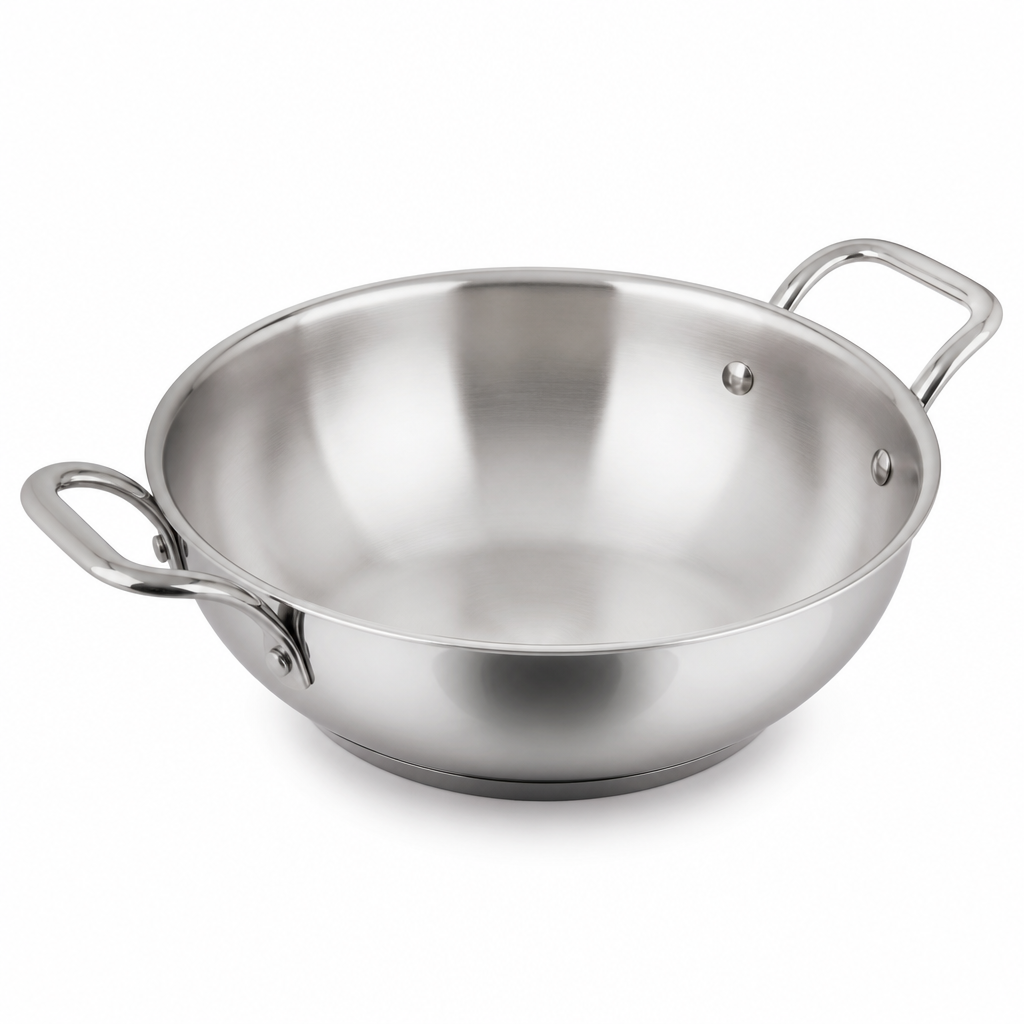 Tri-Ply Stainless Kadhai